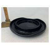 Longaberger Black pottery base