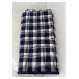 Longaberger 4 JW plaid napkins