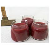 Longaberger Peppermint stick candles