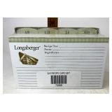 Longaberger 3 x 5 recipe cards