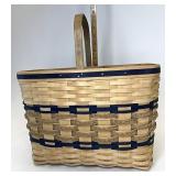 Longaberger Made by Larry with blue accent