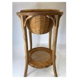 Longaberger Two tier plant stand with Protector