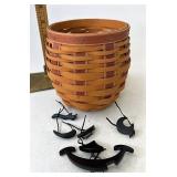 Longaberger Pumpkin which had with tie on