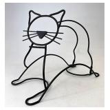 Longaberger Wrought iron black cat