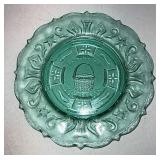 Longaberger Green Dresden plate