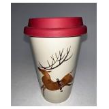 Longaberger Reindeer mug