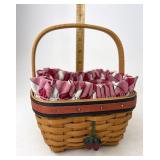 Longaberger Strawberry with liner Protector and