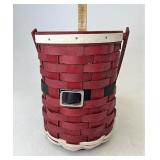 Longaberger Santa Belly Beverage carrier with