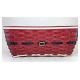 Longaberger Santa Belly Laundry with Protector