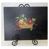 Longaberger Hand painted silver bells