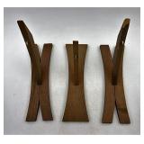 Longaberger Set of three wall hooks