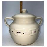 Longaberger Red Cookie jar