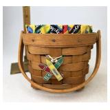 Longaberger 5 Inch measuring with Liner and
