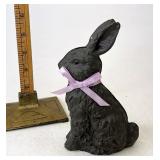 Longaberger Chocolate resin bunny