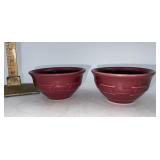 Longaberger USA Paprika dessert bowls second