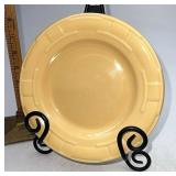 Longaberger Butternut bread plate light utensil