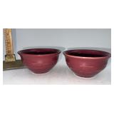 Longaberger USA Paprika dessert bowls second