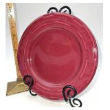 Longaberger paprika luncheon plate light utensil