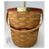 Longaberger Tall fruit signed by Dave national