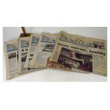 Assorted Longaberger newspapers