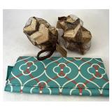 Longaberger Travel bag and wooden stars