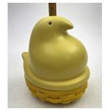 Longaberger Yellow peep signed by family