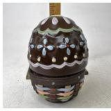 Longaberger Chocolate egg signed by family