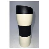 Longaberger NIB Ivory stainless steel mug