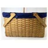 Longaberger Oval picnic with liner