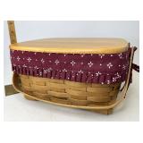 Longaberger Cake with liner Protector and lid