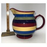 Longaberger Bright Striped pitcher