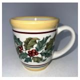Longaberger American holly mug