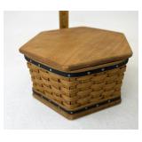 Longaberger Blue ribbon hex to hex mending