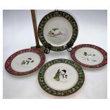 Longaberger NIB Holiday snack plates