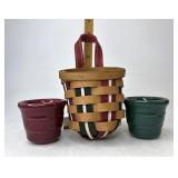 Longaberger Holiday treats with votives votives