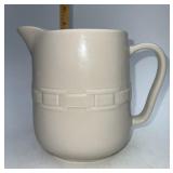 Longaberger Prototype ivory square pitcher