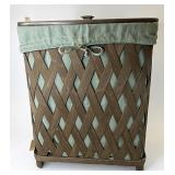 Longaberger Ladys hamper with liner and lid