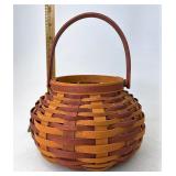 Longaberger Medium orange pumpkin floor sample