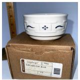 Longaberger USA Blue custard cup