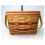 Longaberger Award Basket signed by a family with