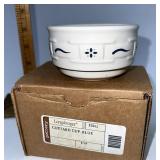 Longaberger USA Blue custard cup