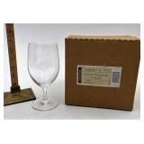 Longaberger NIB Set of four crystal stemware