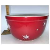 Longaberger Falling Snow bowl