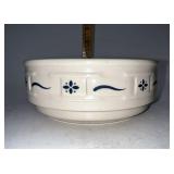 Longaberger USA blue stacking cereal bowl