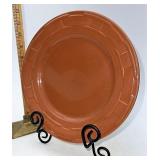 Longaberger Spice dinner plate light utensil