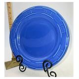 Longaberger Cornflower dinner plate light utensil