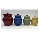Longaberger USA Canister set like new