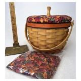Longaberger Small pumpkin with liner protector