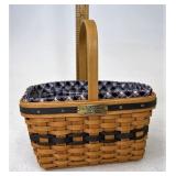 Longaberger JW miniature Market with Liner and