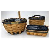 Longaberger CC signed by family All with liners